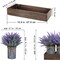 Set of 3 Artificial Lavender Plants – Rustic Farmhouse Table Décor